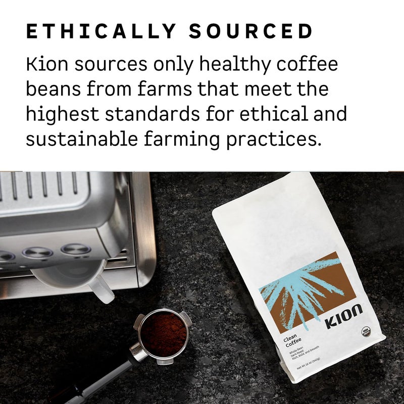 Kion Organic Coffee | Tested for Toxins | Roasted to Maximize Health and Taste | Whole Bean Dark Roast 12 Oz - Image 5